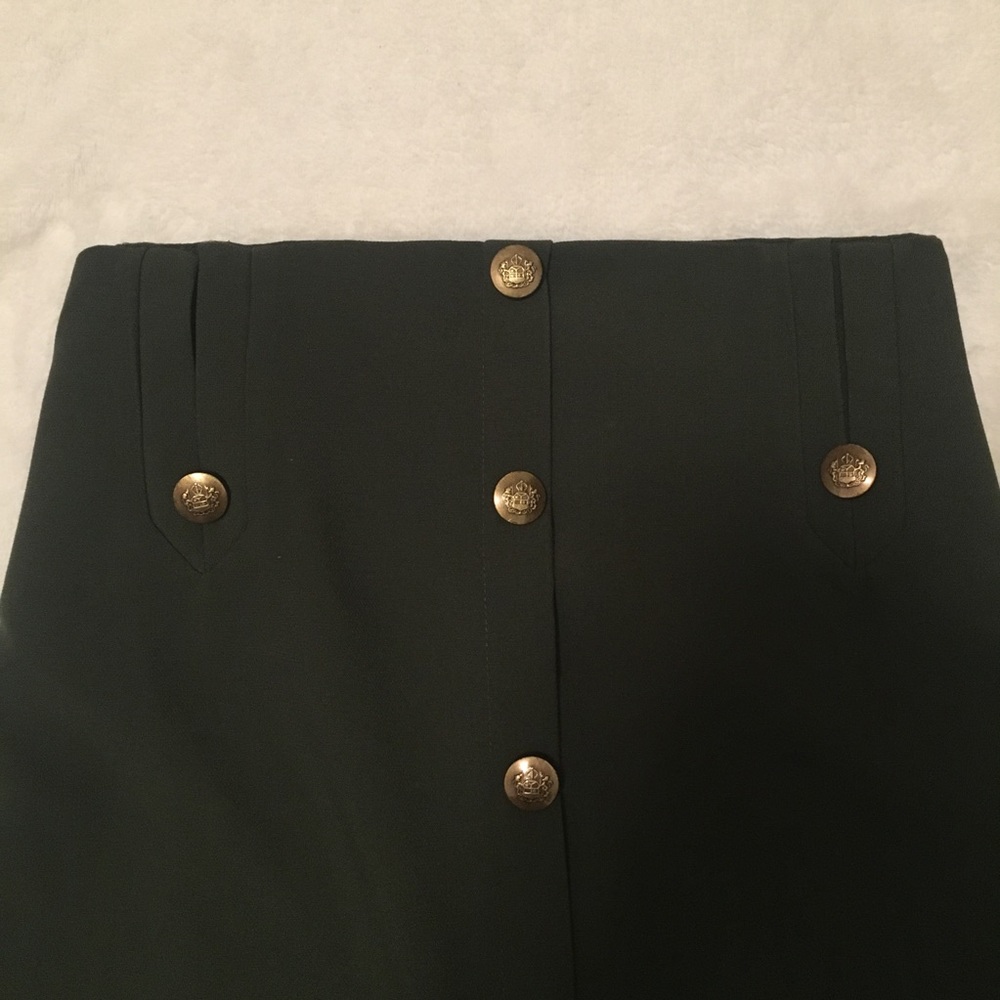 RETURNING 2/2 💥 Asos • green button down skirt - Picture 5 of 8